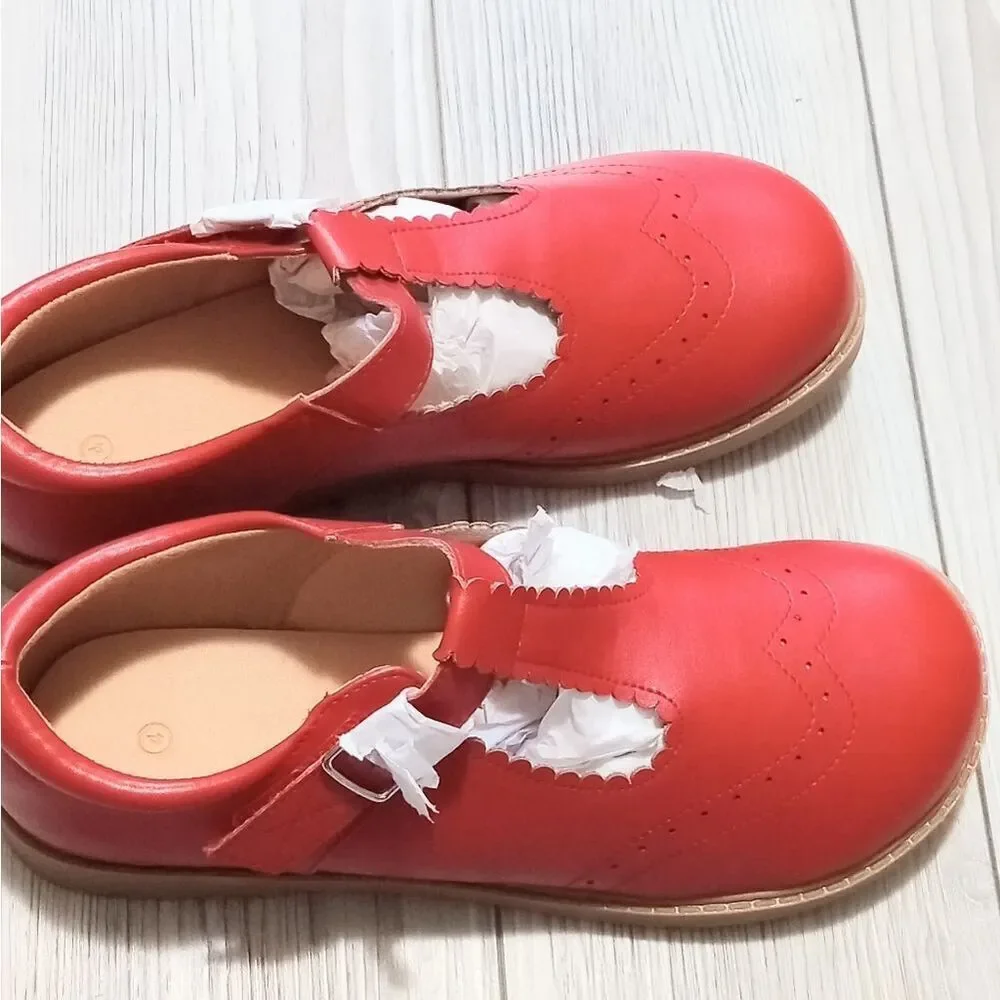 (S-4375) ZBY Kids Mary Jane Sz 4